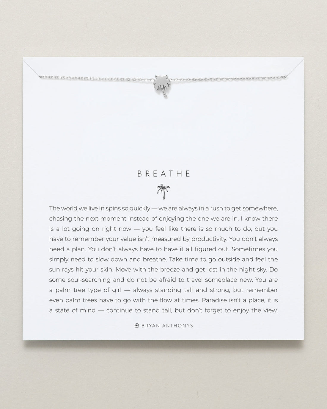 Breathe Icon Necklace