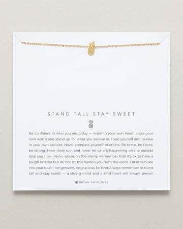 Stand Tall Stay Sweet Icon Necklace