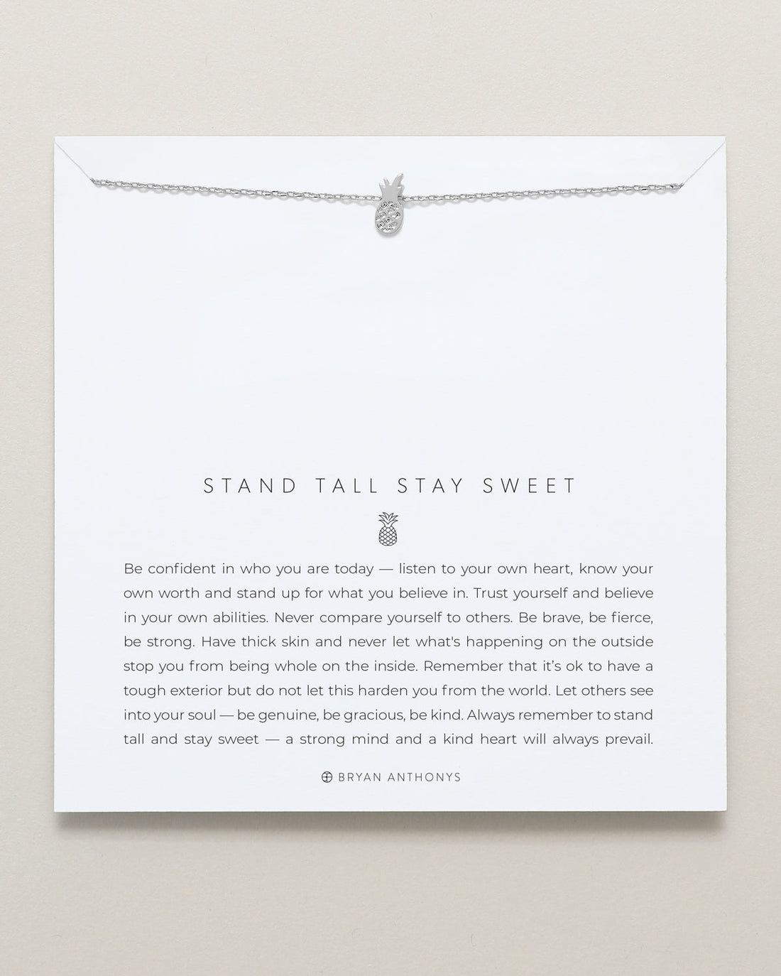 Stand Tall Stay Sweet Icon Necklace