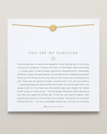 You Are My Sunshine Icon Necklace