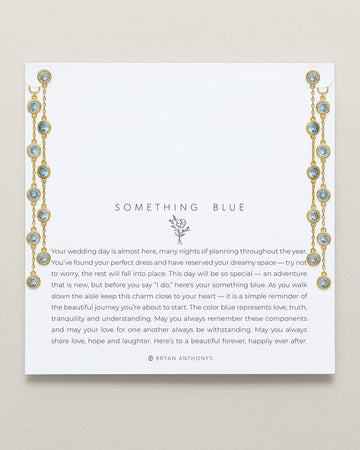 Something Blue Chandelier Earrings