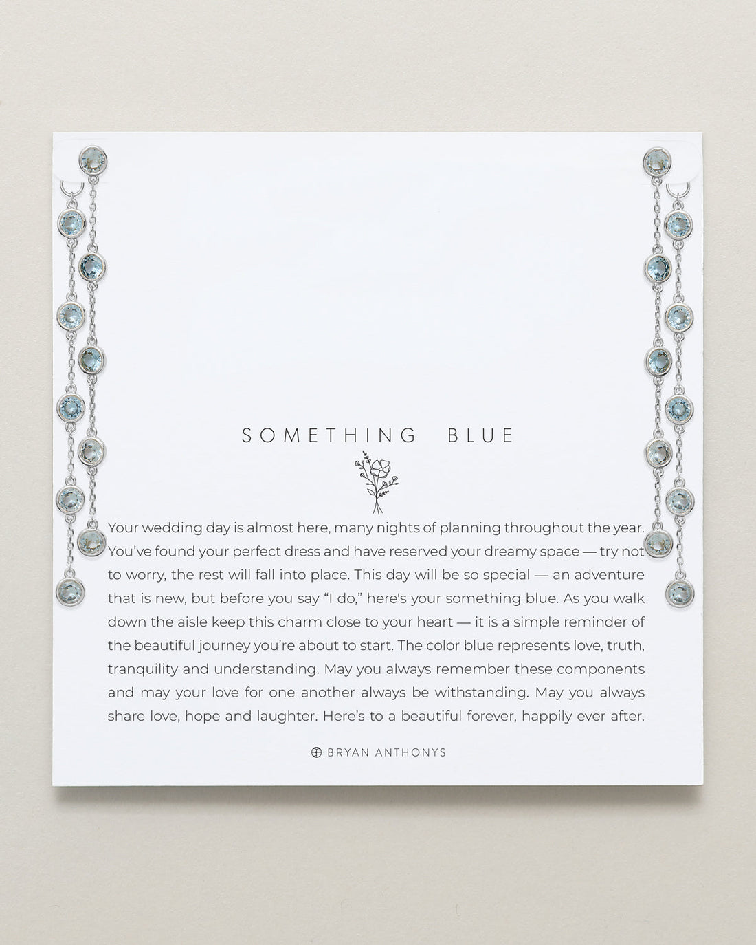 Something Blue Chandelier Earrings