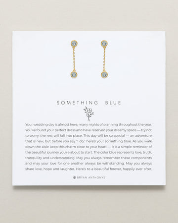 Something Blue Drop Earrings
