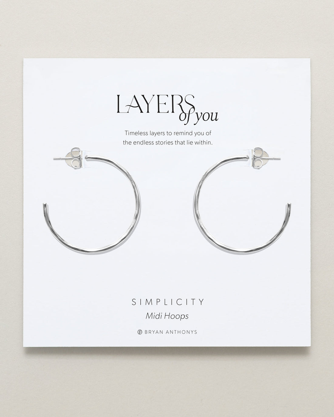 Simplicity Midi Hoop Earrings