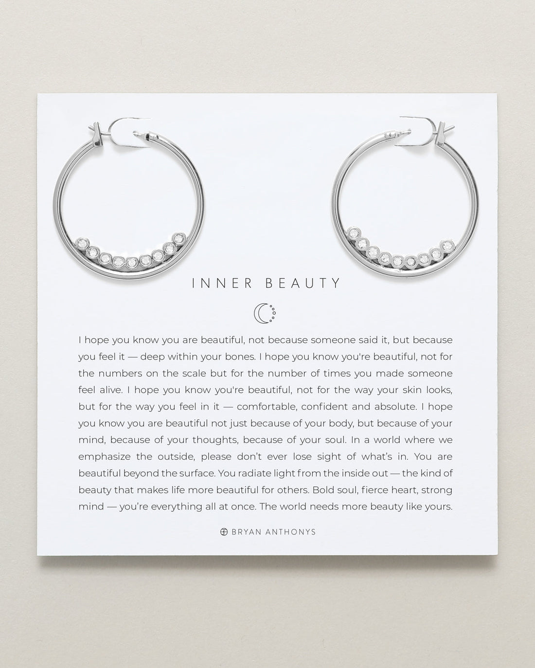 Inner Beauty Hoop Earrings