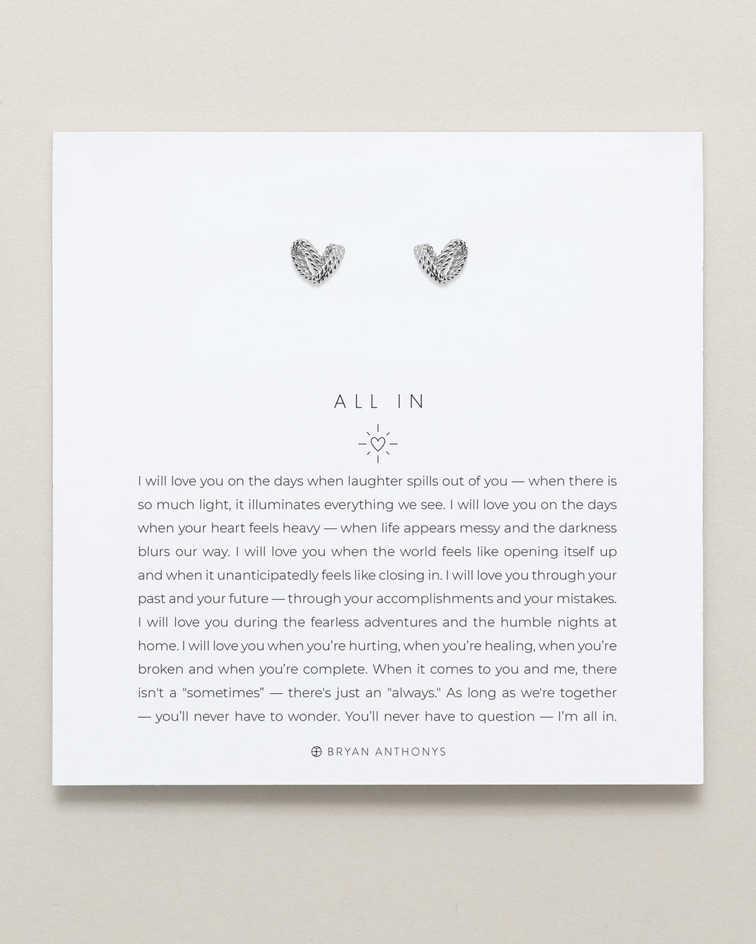 All In Stud Earrings