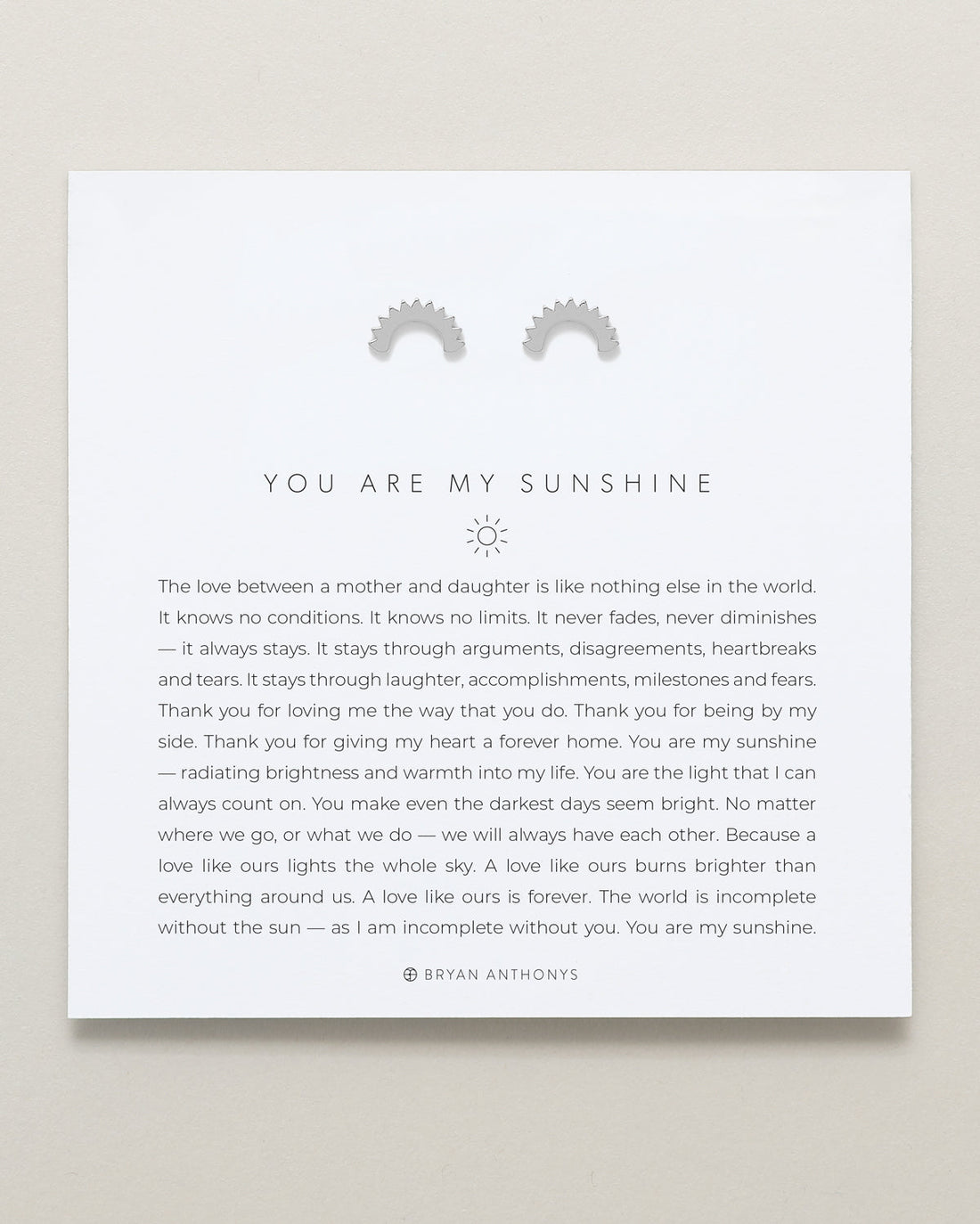You Are My Sunshine Earrings