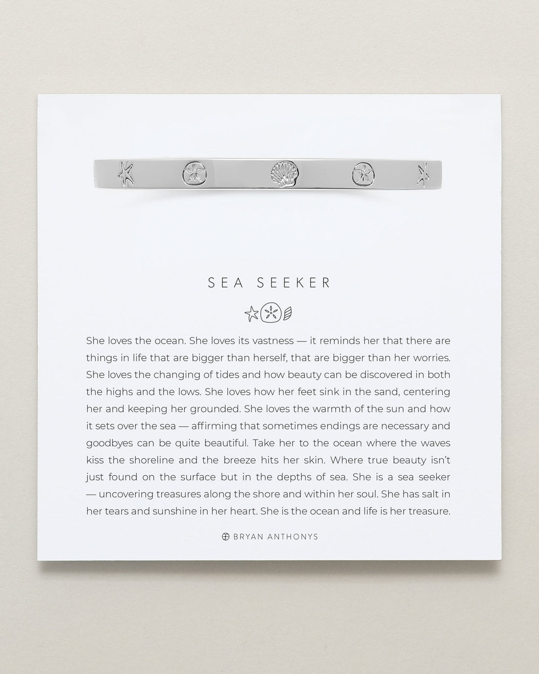 Sea Seeker Hinged Bracelet