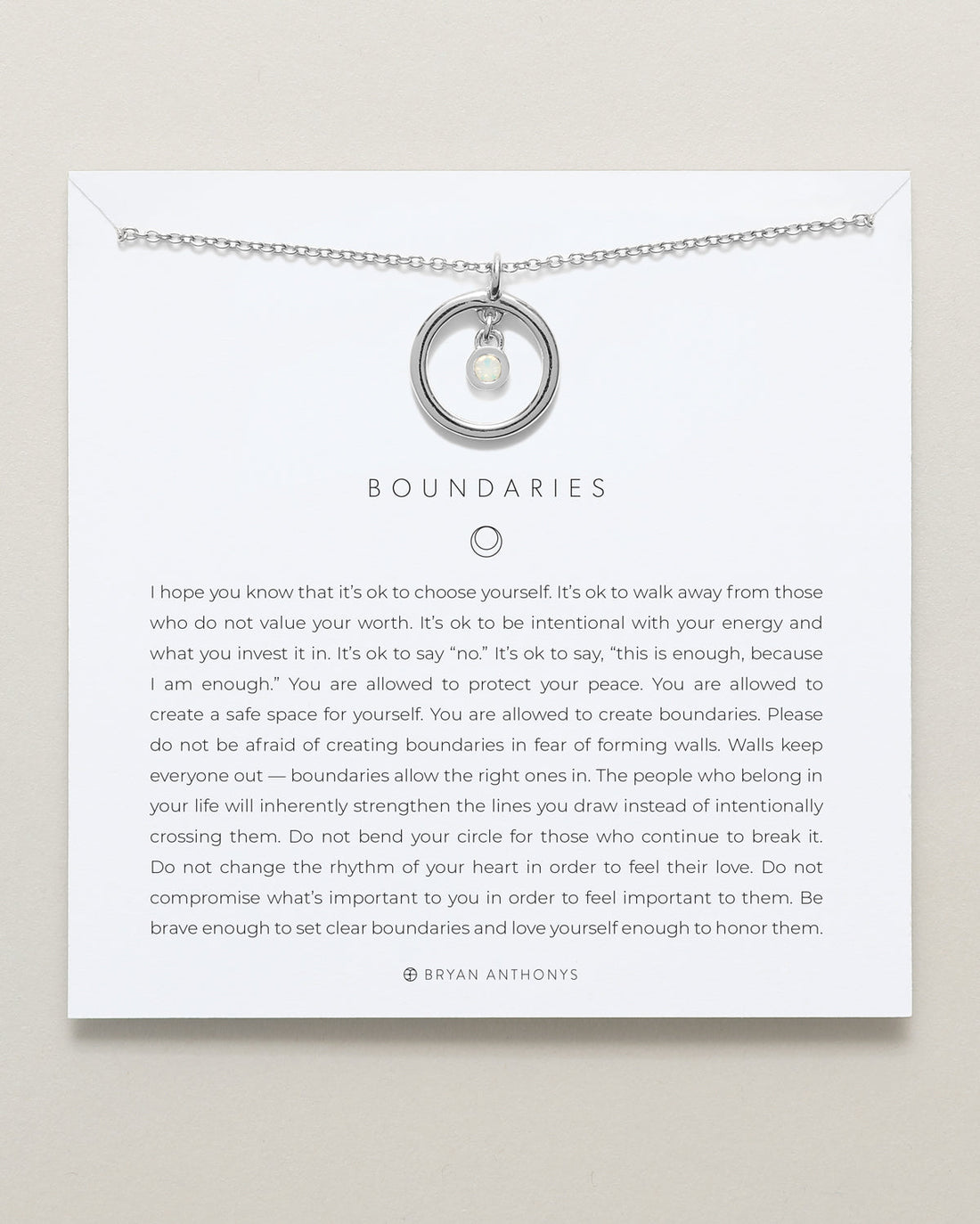 Boundaries Necklace