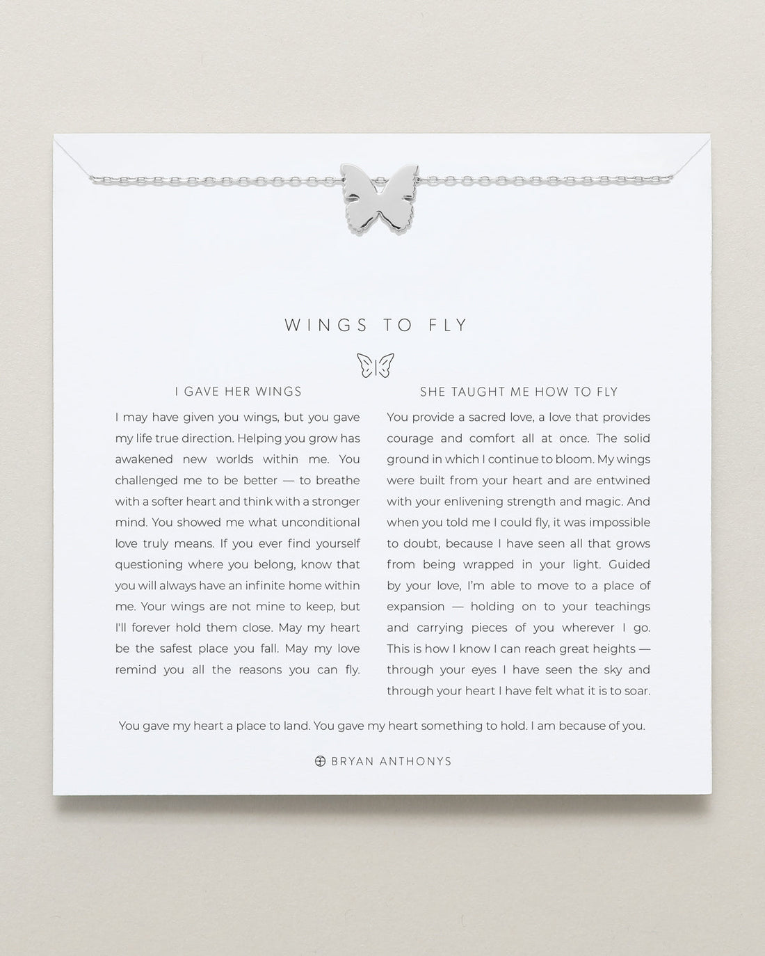 Wings to Fly Icon Necklace