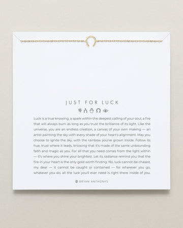 Just For Luck Horseshoe Necklace