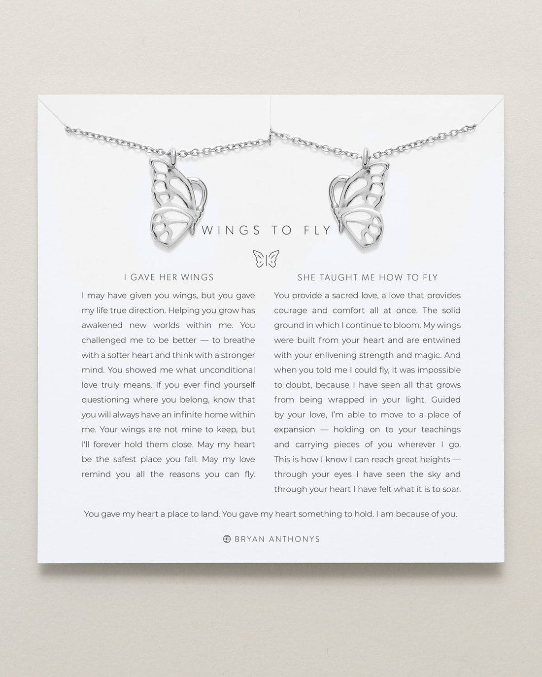 Wings to Fly Necklace Set