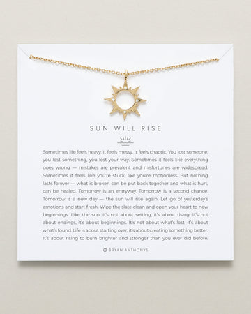 Sun Will Rise Necklace