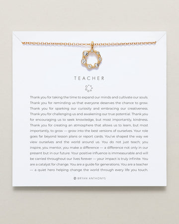Teacher Necklace