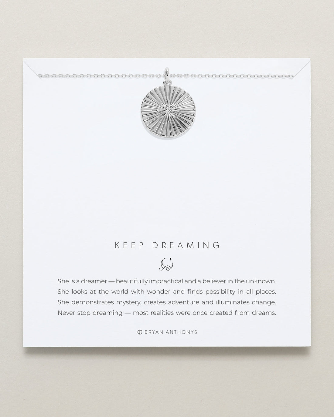 Keep Dreaming Pendant Necklace