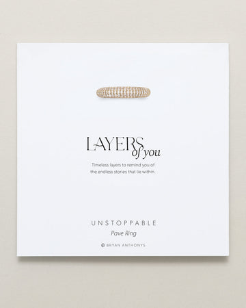 Unstoppable Pave Ring