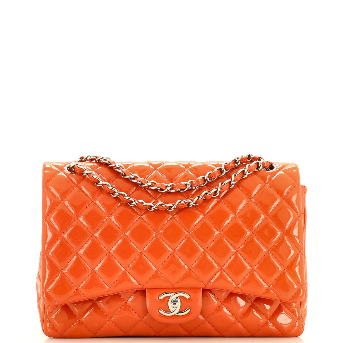 CHANEL Classic Double Flap Bag Quilted Patent Maxi - Handbag & Wallet Accessories