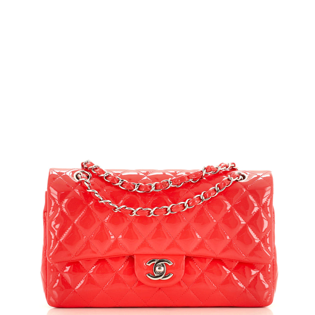 CHANEL Classic Double Flap Bag Quilted Patent Medium - Handbag & Wallet Accessories