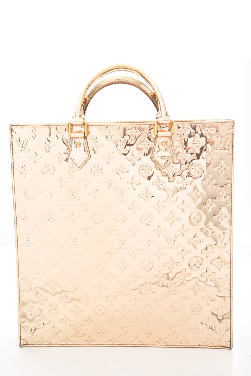Louis Vuitton Gold Monogram Mirror PVC Top Handle Tote - Handbag - 3