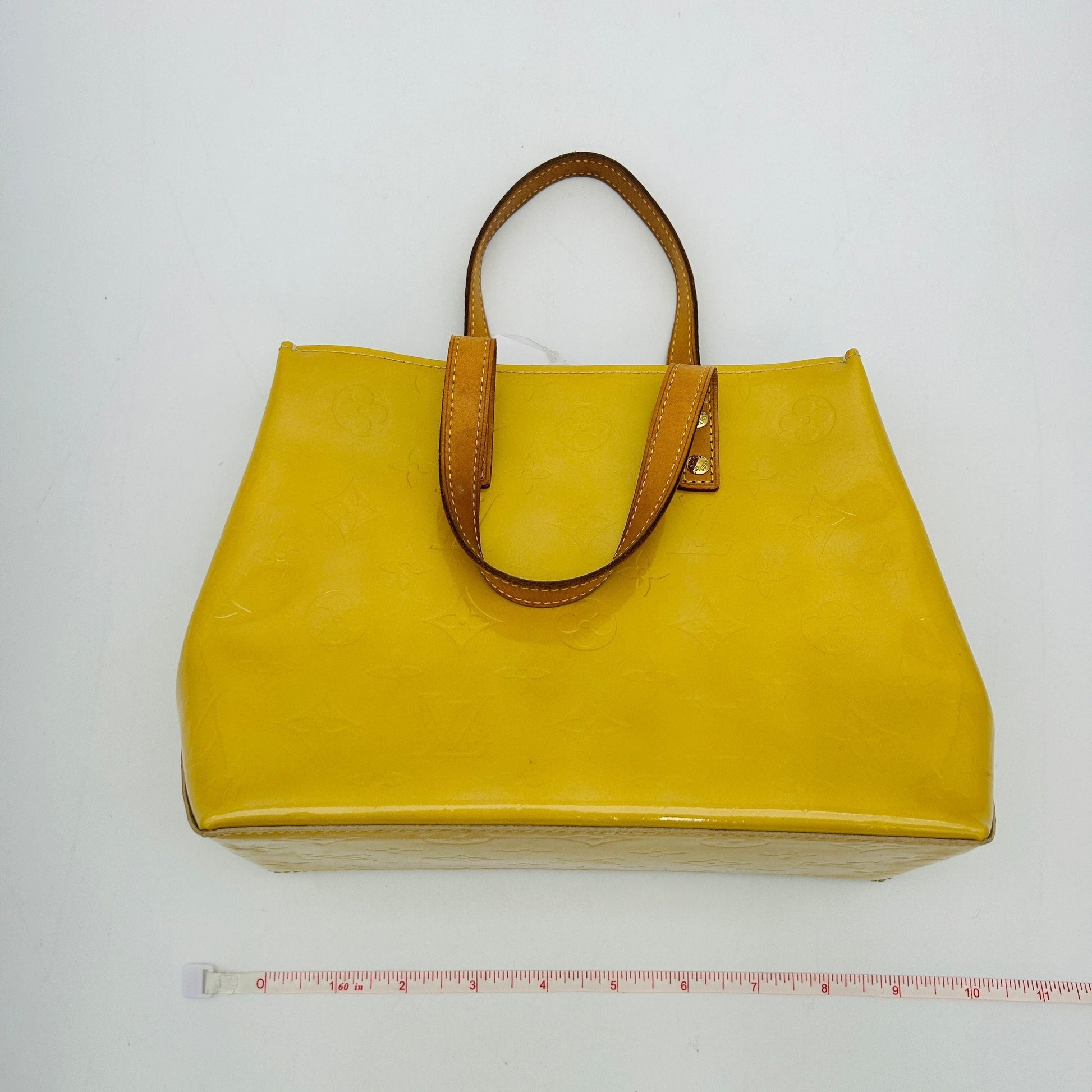 Louis Vuitton Monogram Vernis Colombus Vintage - Yellow Totes, Handbags  B12233TTN4 - Handbags - 4
