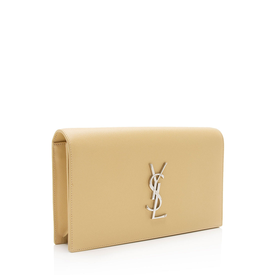 Saint Laurent Grain de Poudre Monogram Kate Clutch - women/handbags/clutches