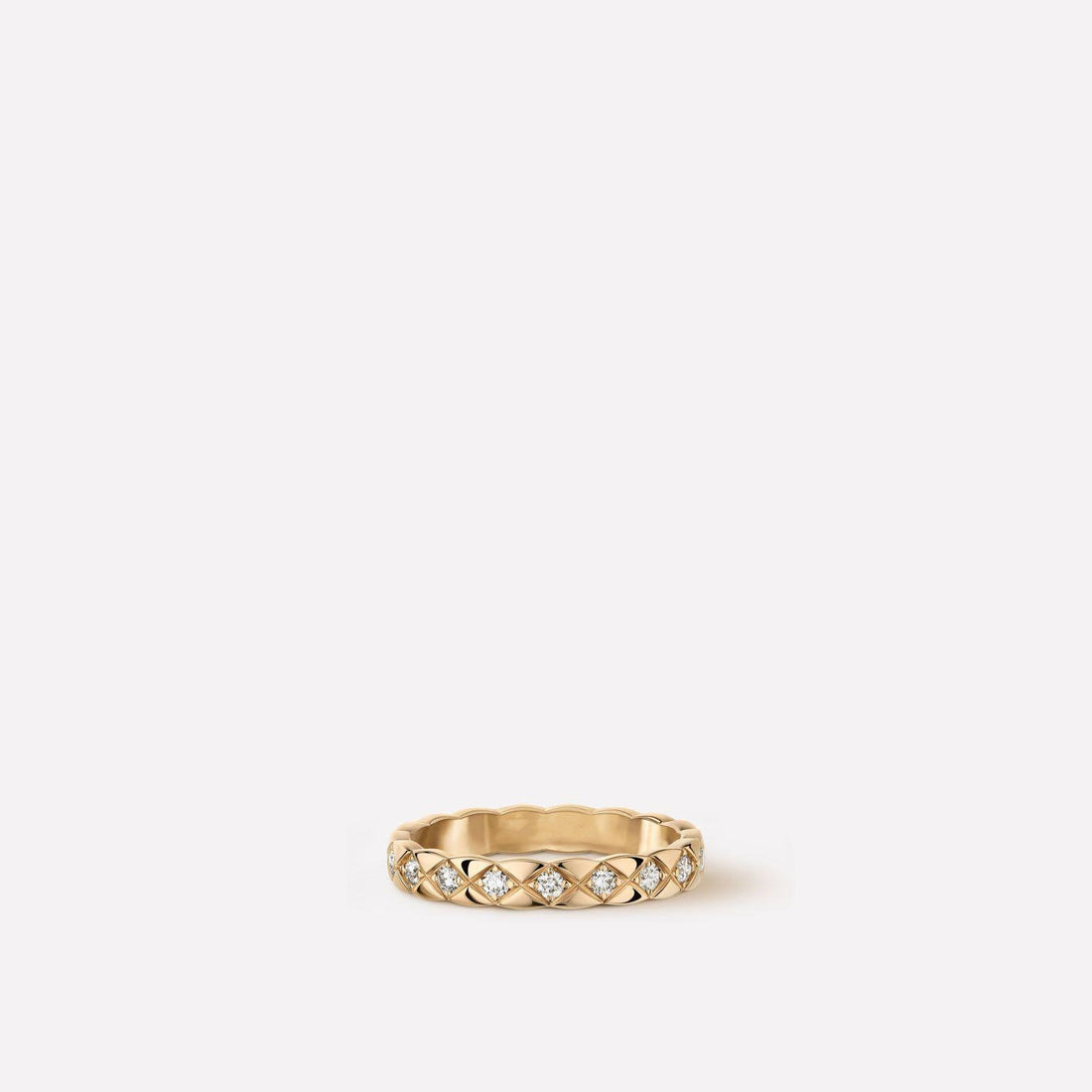 CHANEL CRUSH MINI CLASSIC RING GOLD DIAMONDS - ring