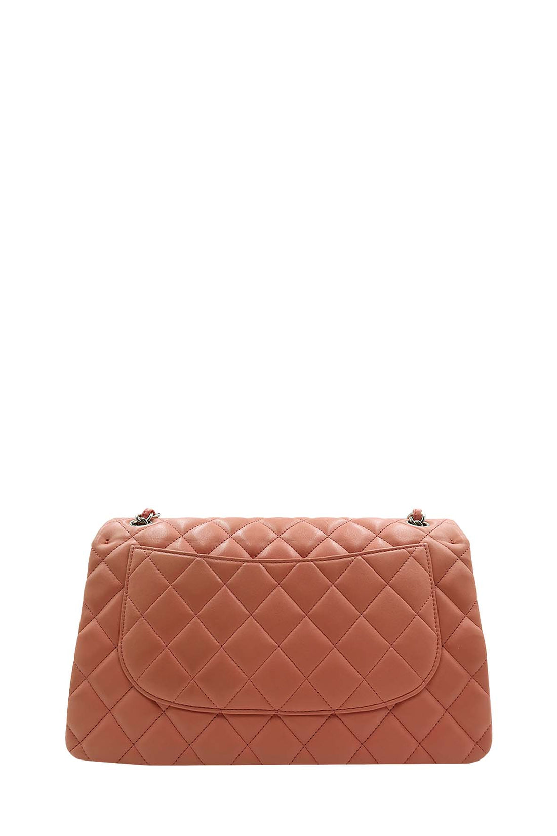 Quilted Jumbo Classic Double Flap Bag Pink - Bags
