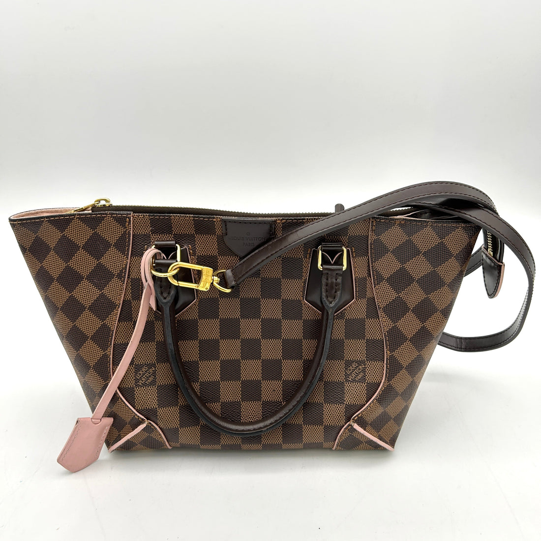 Louis Vuitton Damier Ebene Caissa Tote PM Rose Ballerine LA30608 - Handbags