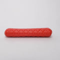 chl Red Quilted Lambskin Frame Clutch - Handbag & Wallet Accessories - 4