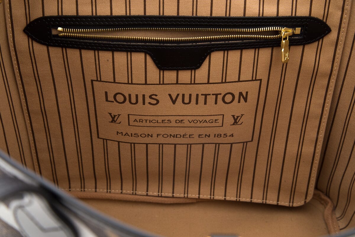 Louis Vuitton "2020"  X LOL Monogram Neverfull Gold & Silver Tote - Handbag - 6