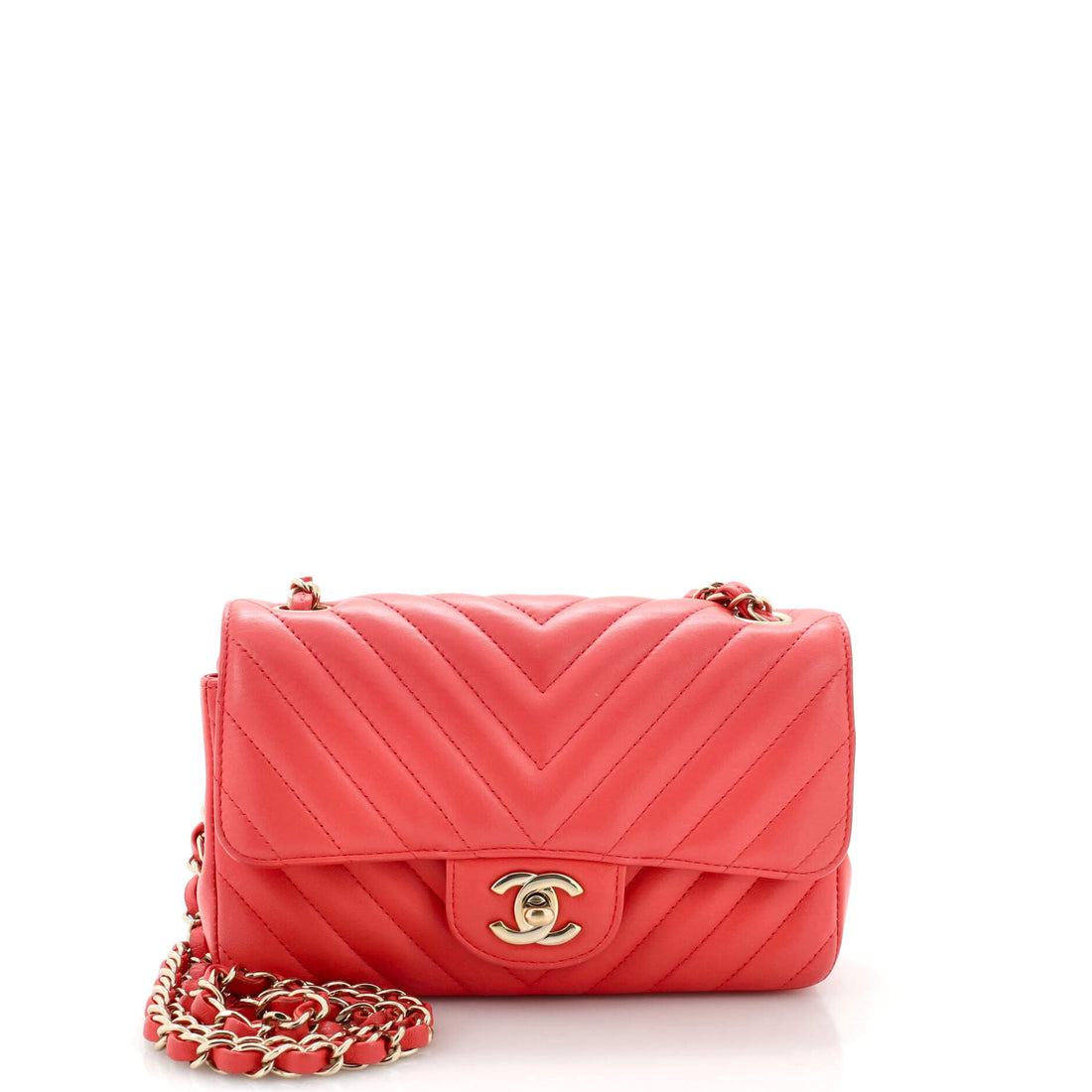 CHANEL Classic Single Flap Bag Chevron Lambskin Mini - Handbag & Wallet Accessories