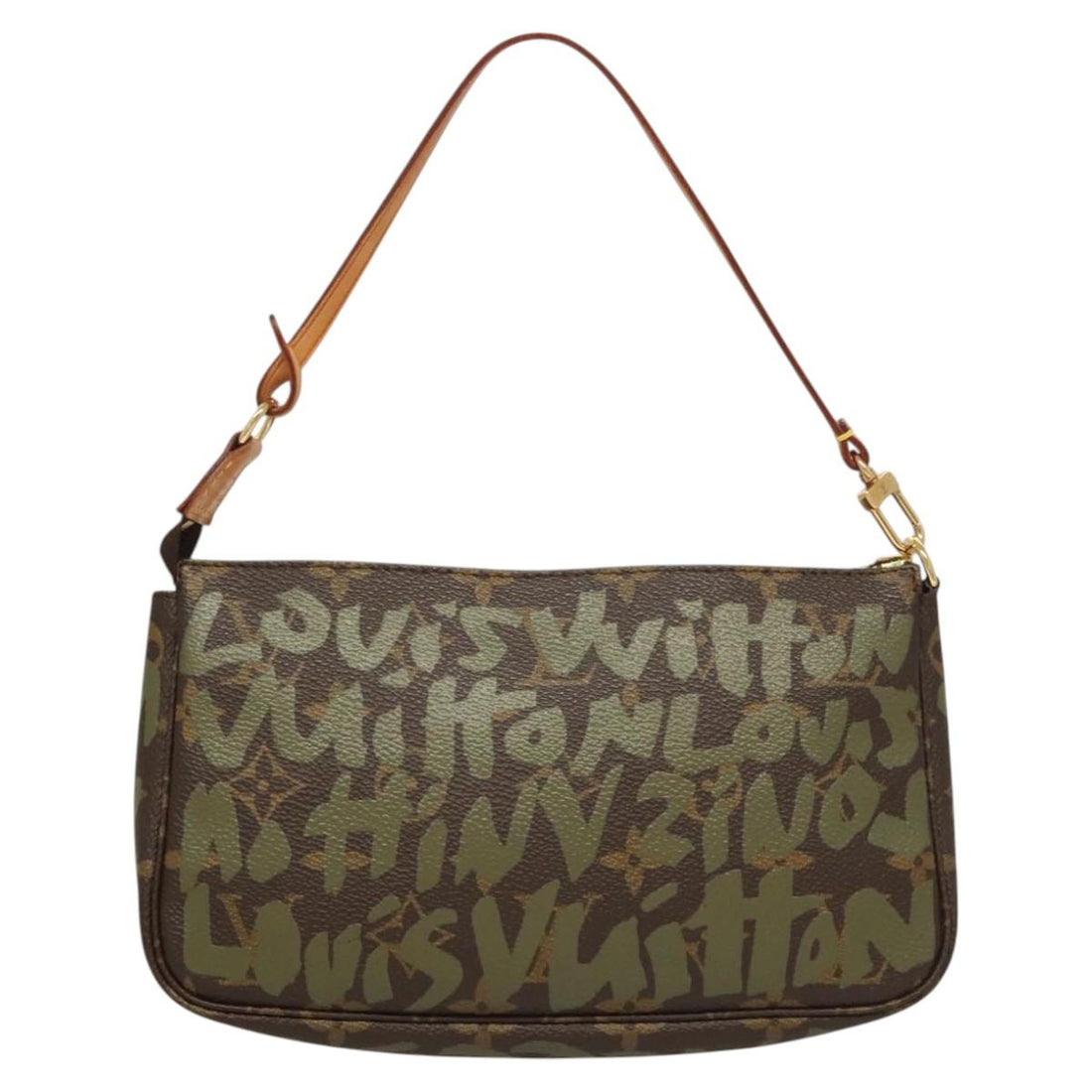 Louis Vuitton Pochette Accessoire Canvas Clutch Bag (Pre-Owned) - women/handbags/clutches