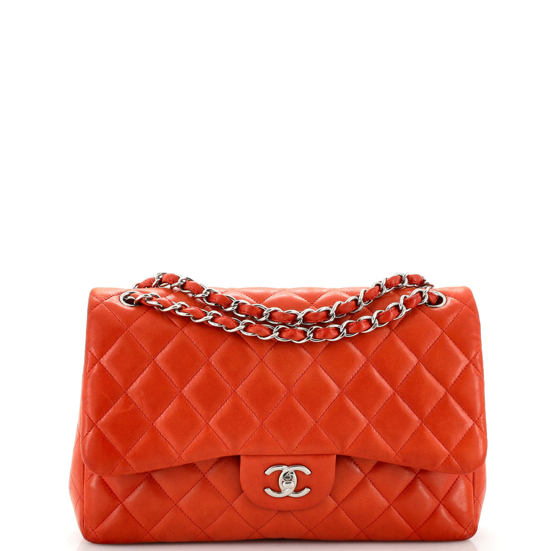 CHANEL Classic Double Flap Bag Quilted Lambskin Jumbo - Handbag & Wallet Accessories