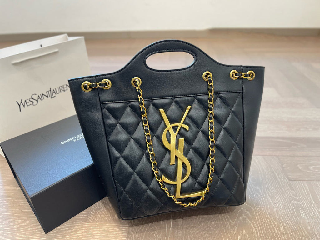 YSL SAINT LAURENT New Shopping Tote Bag 25x27cm