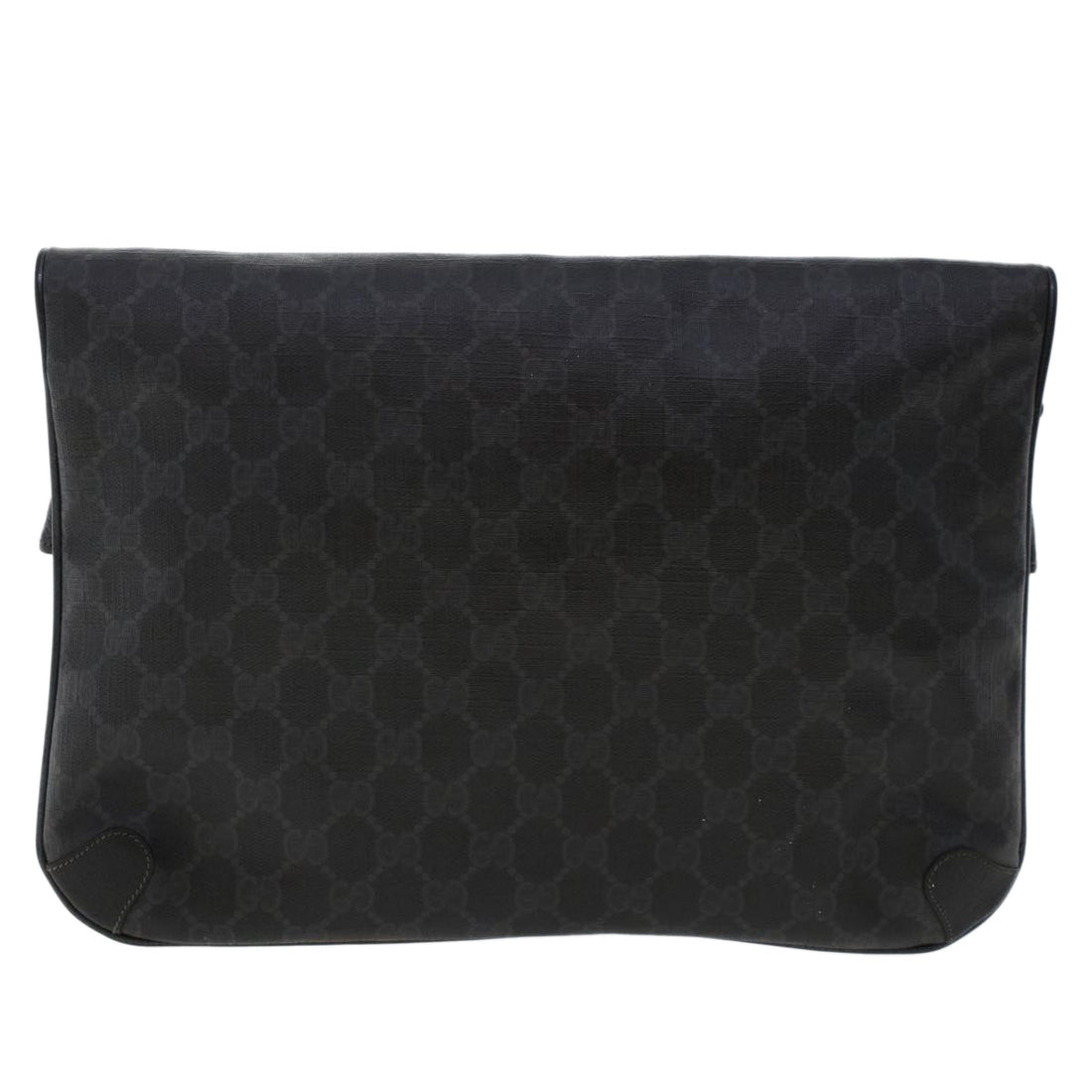 GUCCI GG Canvas Clutch Bag PVC Leather Black 156.02.075  ep1120 - Gucci
