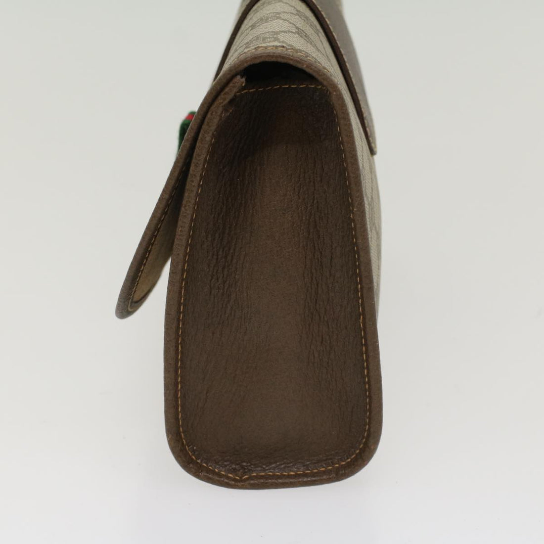 GUCCI GG Canvas Web Sherry Line Clutch Bag Beige Red Green 14.01.030  ep1124 - Gucci