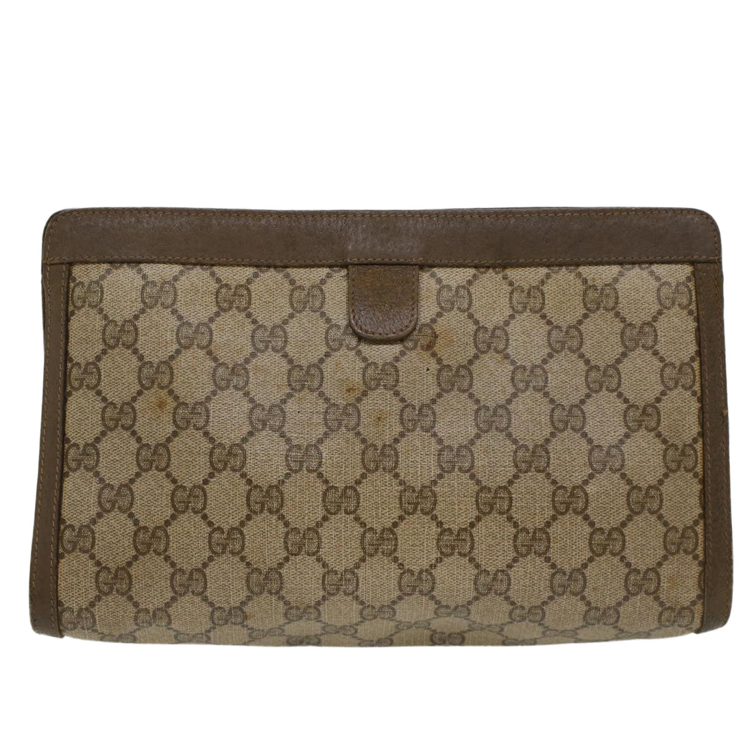 GUCCI GG Canvas Web Sherry Line Clutch Bag Beige Red 5601012  ep1196 - Gucci