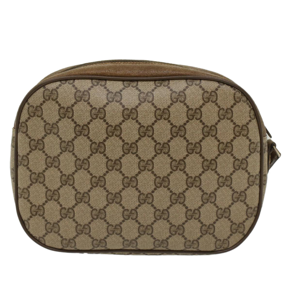 GUCCI GG Canvas Web Sherry Line Clutch Bag PVC Leather Beige Red  ep1269 - Gucci