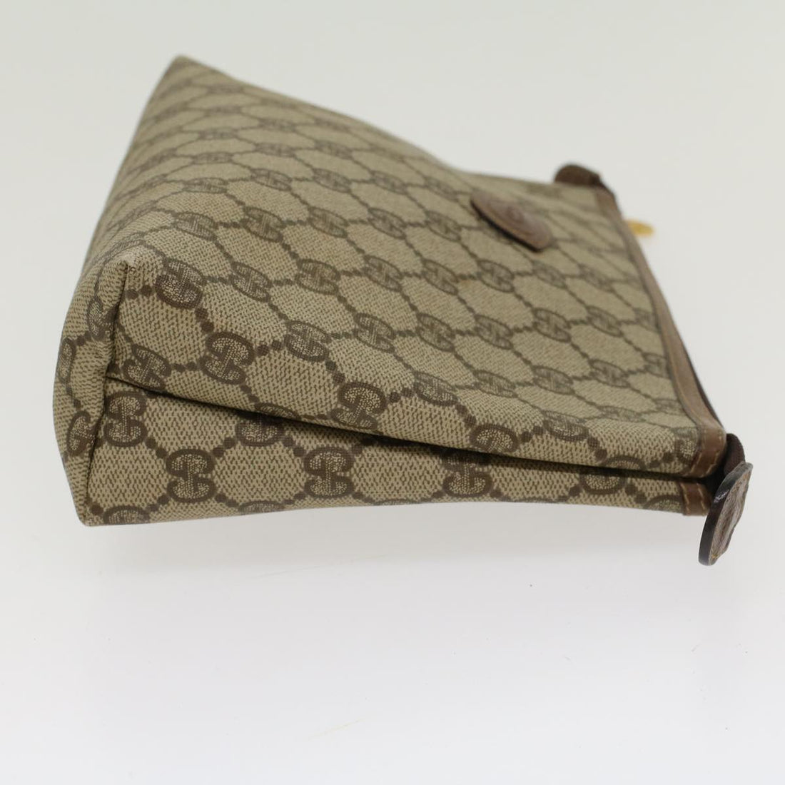 GUCCI GG Canvas Clutch Bag PVC Leather Beige 0141156088 4021  ep901 - Gucci