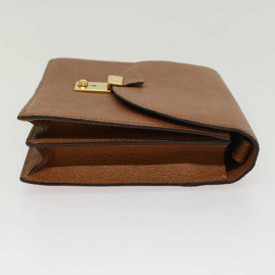 GUCCI Clutch Bag Leather Brown  ep904 - Gucci