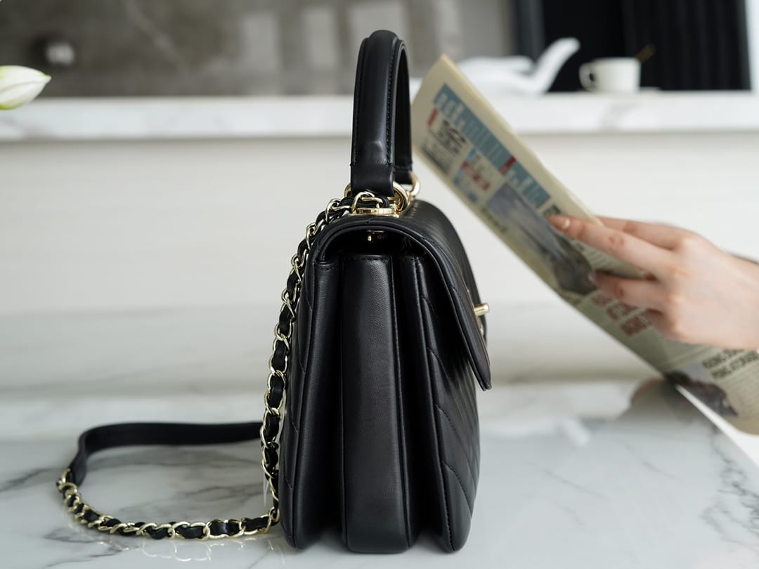 CHANEL Trendy CC25 Pre-Owned medium Chevron Trendy handbag  25cm