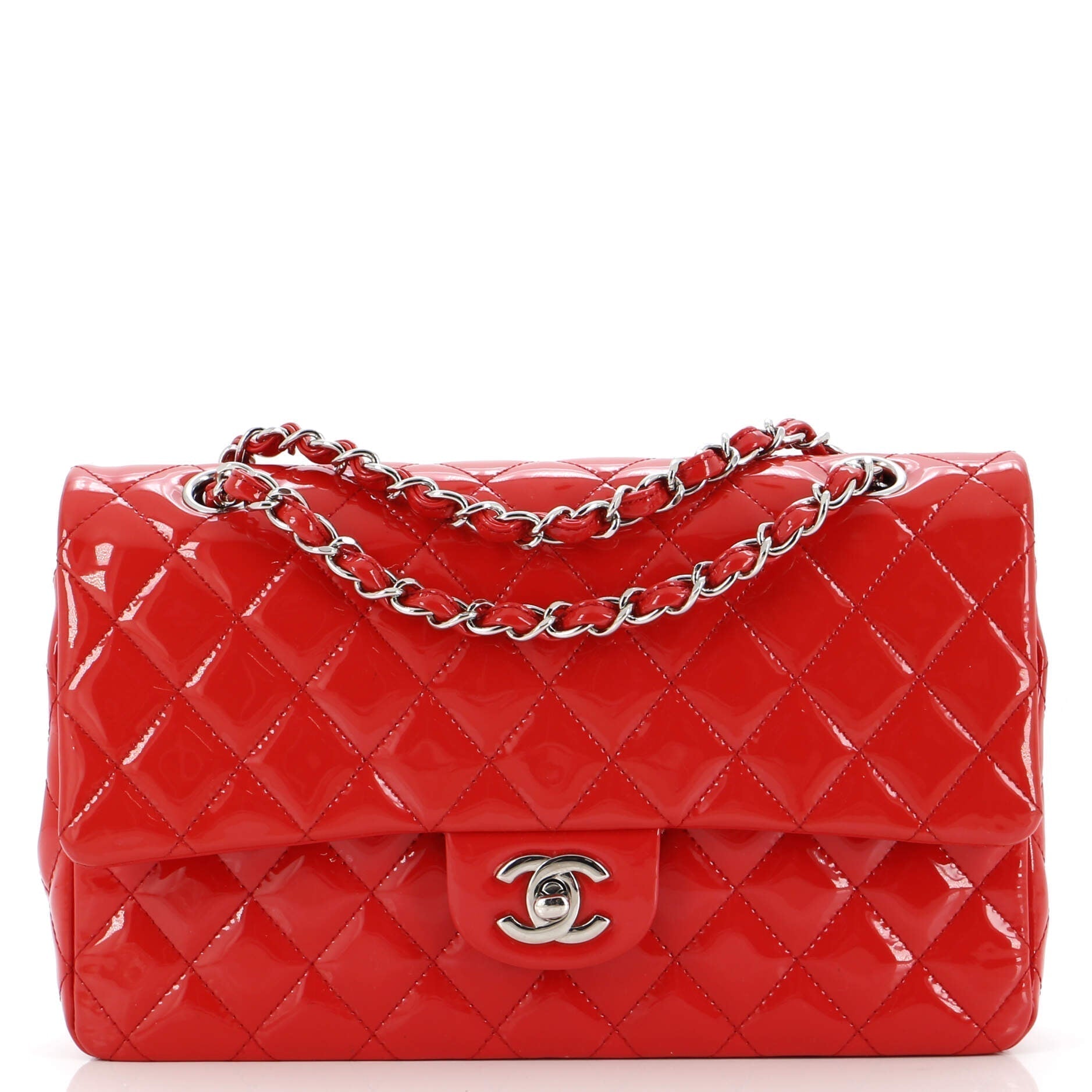 CHANEL Classic Double Flap Bag Quilted Patent Medium - Handbag & Wallet Accessories