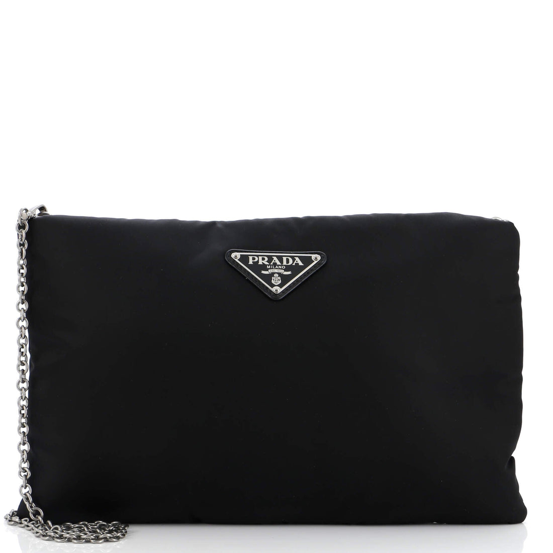 PRADA Fluo Chain Clutch Tessuto Medium - Handbags, Wallets & Cases
