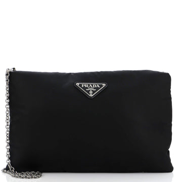 PRADA Fluo Chain Clutch Tessuto Medium - Handbags, Wallets & Cases