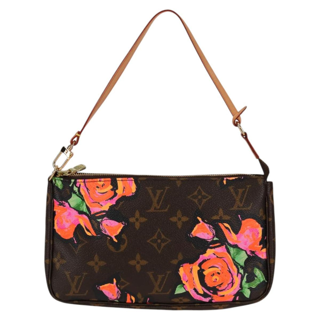 Louis Vuitton Pochette Accessoire Canvas Clutch Bag (Pre-Owned) - women/handbags/clutches