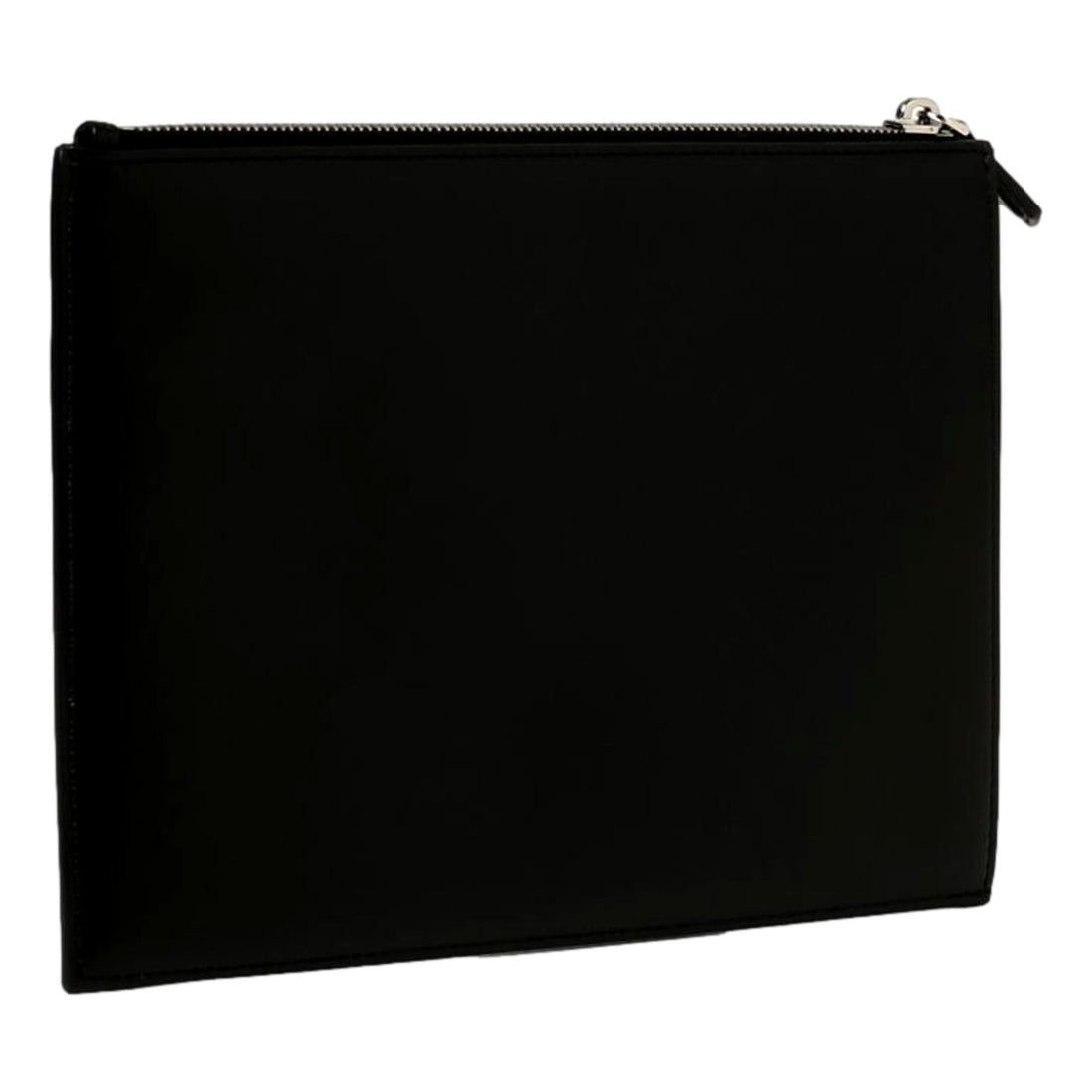 Fendi Baguette Black Calf Leather Embossed Clutch - Wallets