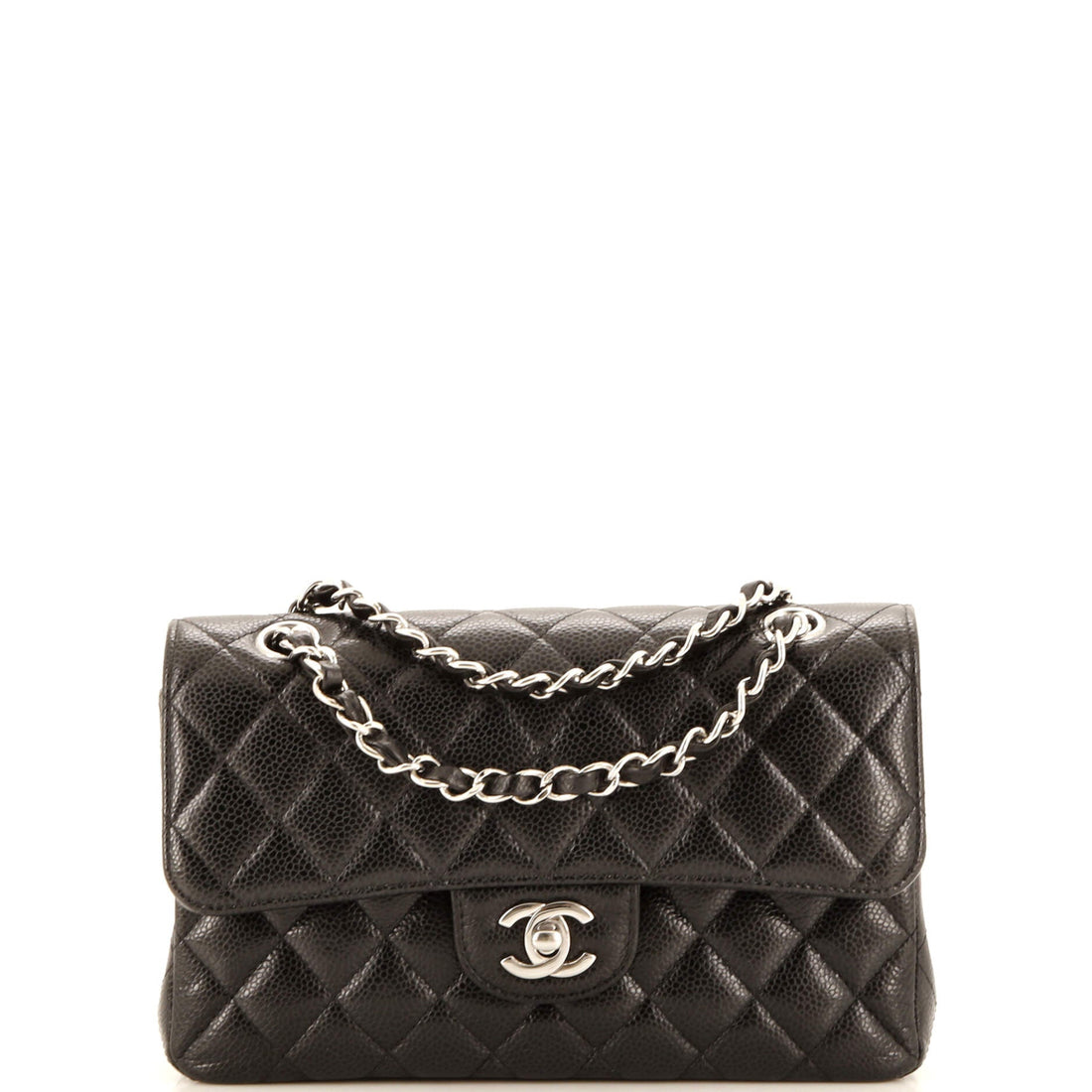 CHANEL Classic Double Flap Bag Quilted Caviar Small - Handbag & Wallet Accessories