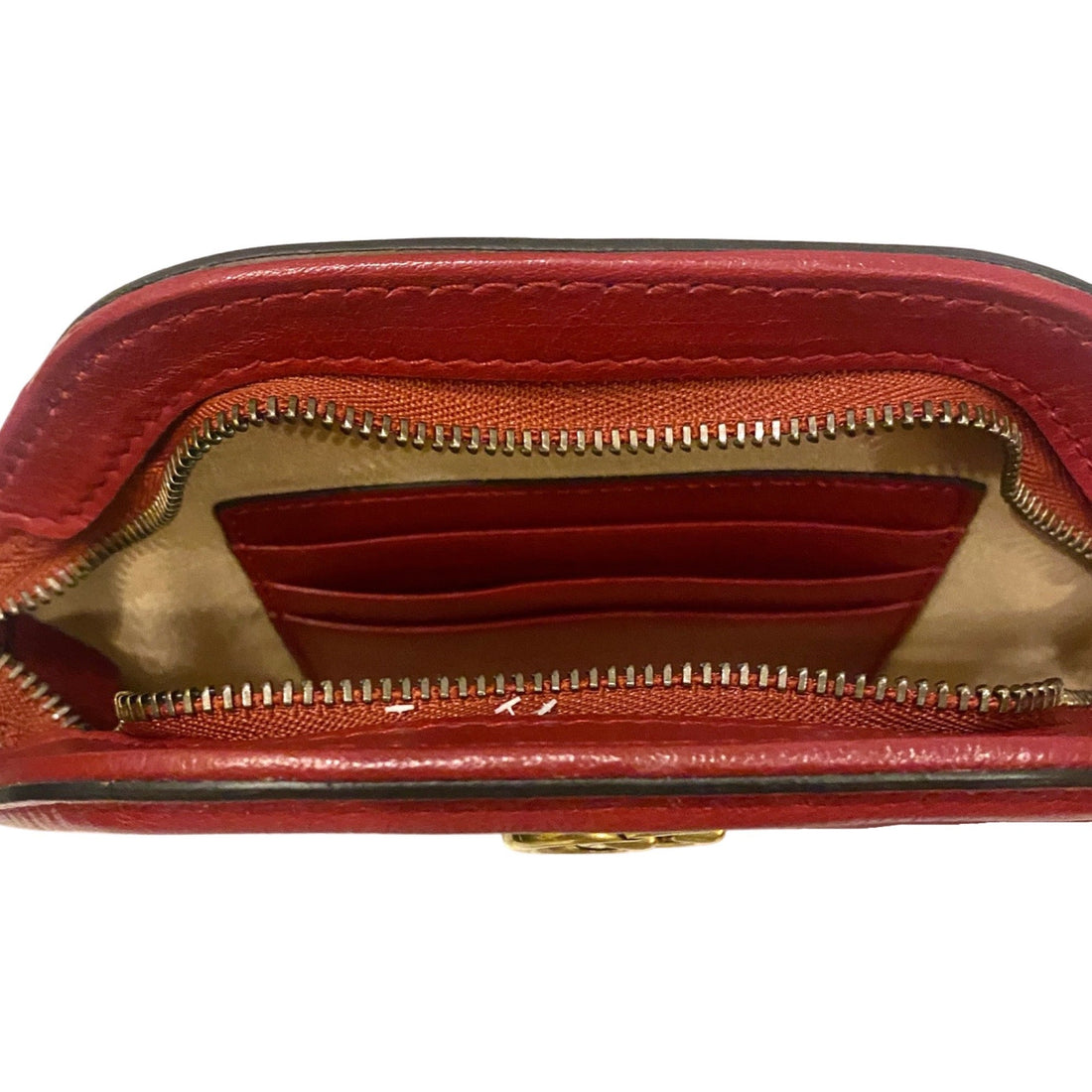 Gucci Rebelle Red Calf Leather Clutch Bag 517735 - Handbags