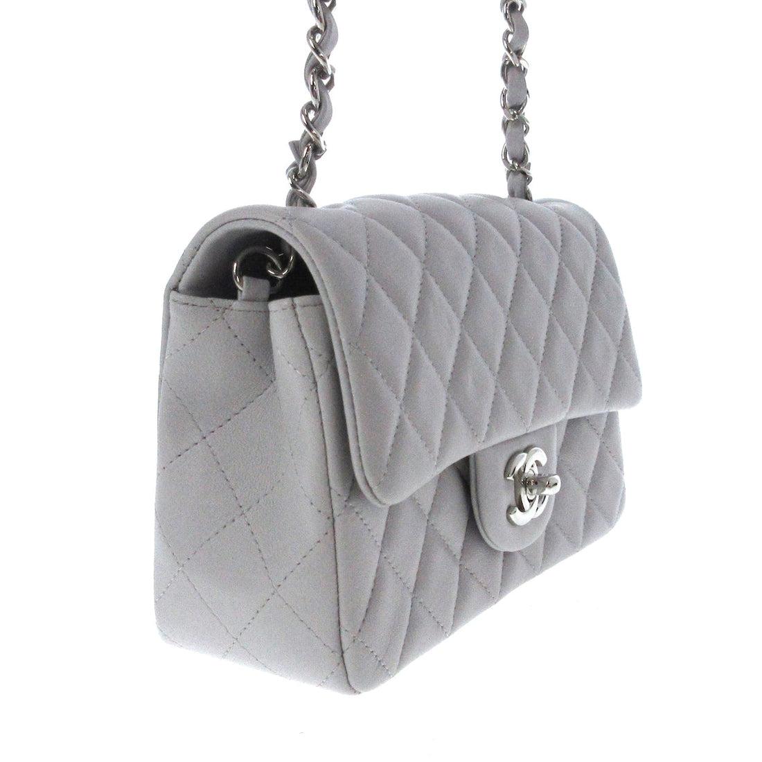 Chanel Mini Classic grey Bag - Bags