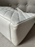 Chanel White Caviar Grand Shopper Tote (GST) - 20